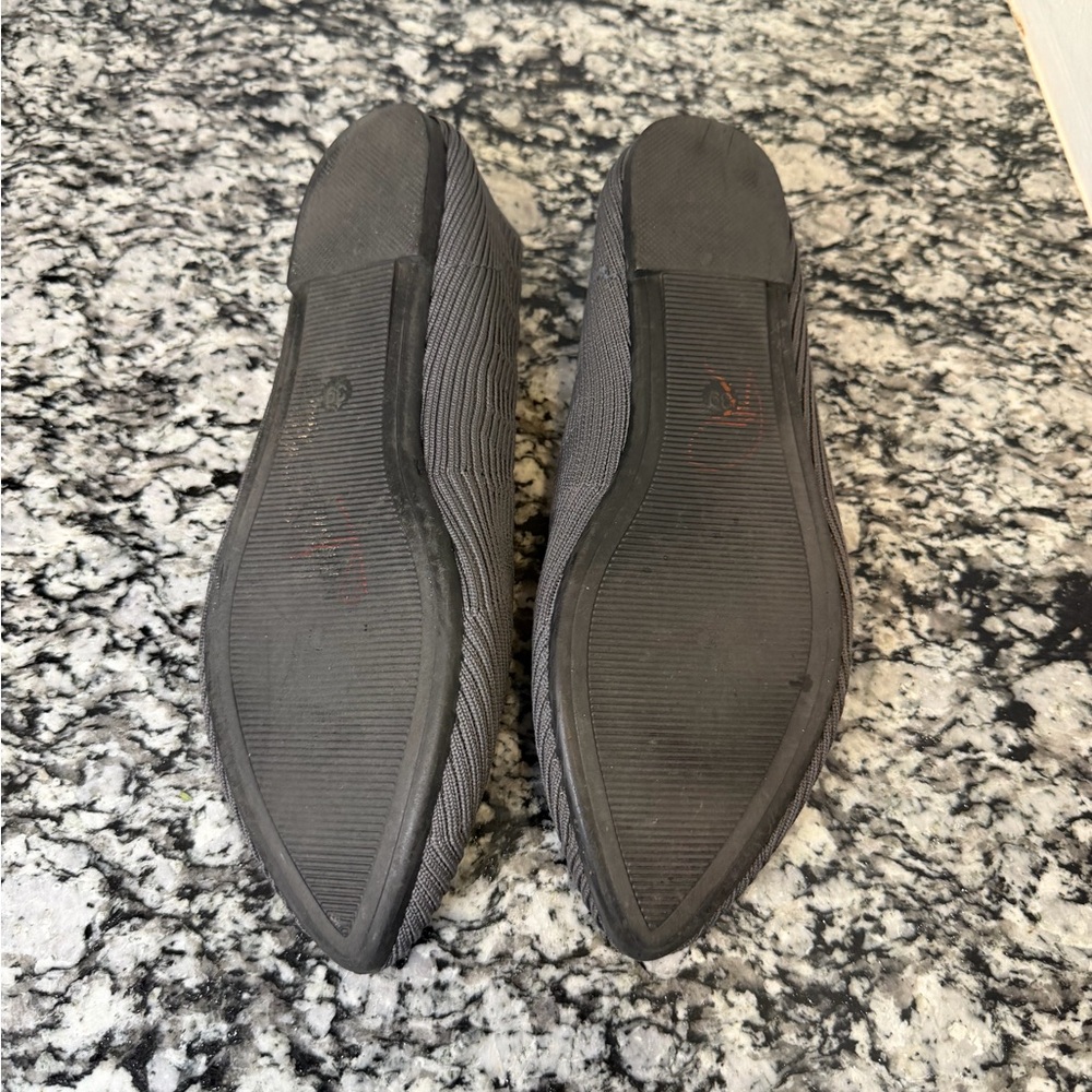 Unbranded Knit Gray Flats - Picture 4 of 5